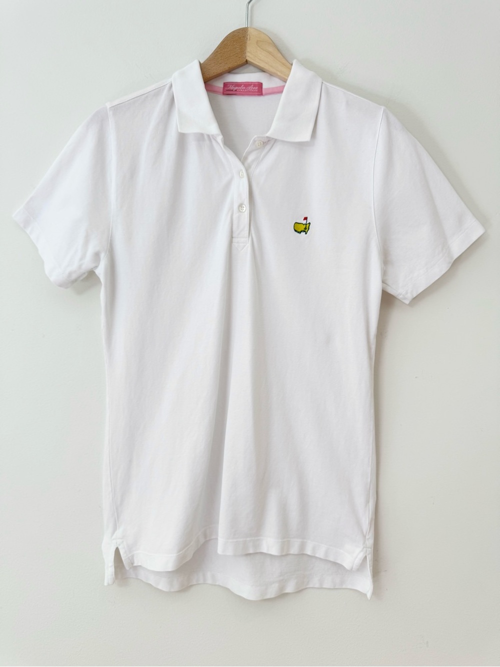 Magnolia Lane Masters Tournament White Golf Polo Shirt Women’s Size Large
